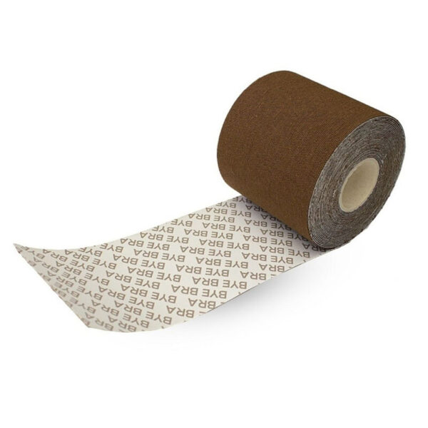 Bye-bra – Body Cinta 5 M X 6.5 Cm + 3 Pares DE Pezoneras Marron - Imagen 2