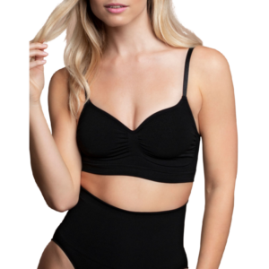 Bye-bra – Medium Control Sujetador Sin Costuras Negro Talla M