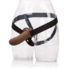 Calex  Arnés Con Dildo Hueco Marrón