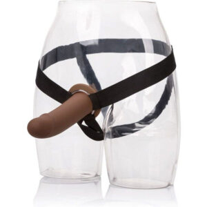 Calex  Arnés Con Dildo Hueco Marrón