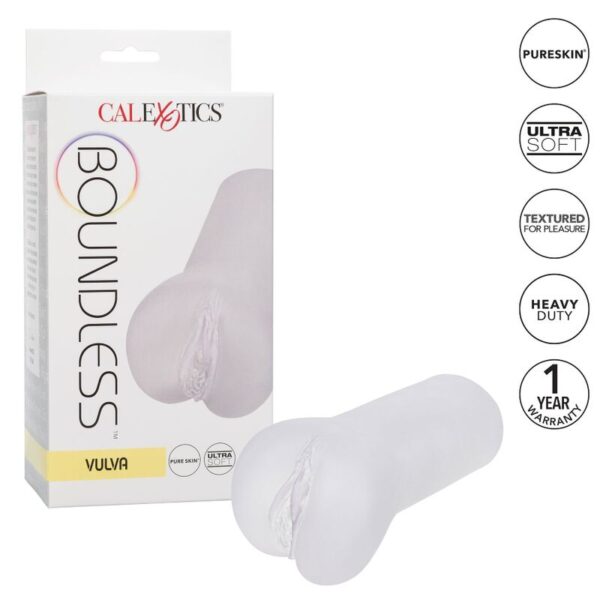 Calex Boundless Vulva Masturbador – Transparente - Imagen 2
