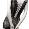 Calex Peek-a-boo Mini Vestido Plus Size - Imagen 2