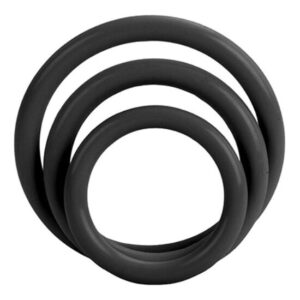 Calex Set Tres Anillas Negro Erección