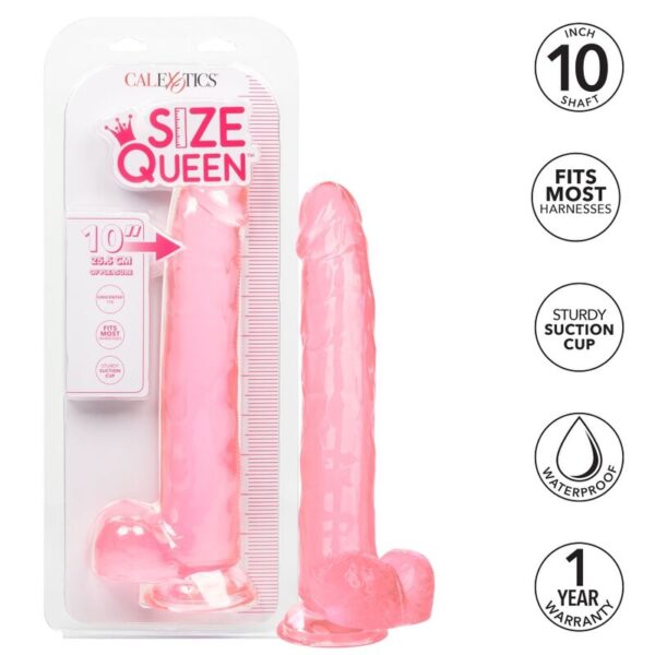 Calex Size Queen Dildo – Rosa 25.5 Cm - Imagen 2