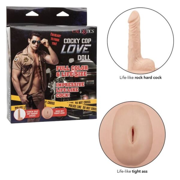 California Exotics Cocky Cop Love Doll - Imagen 2