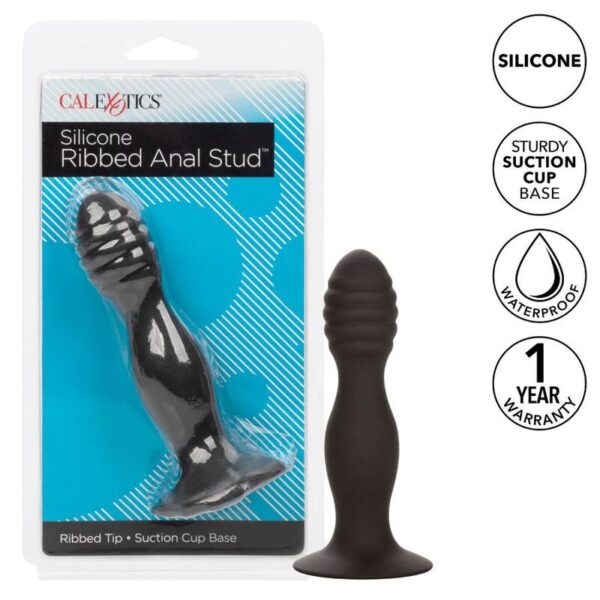 California Exotics Ribbed Anal Stud - Imagen 2