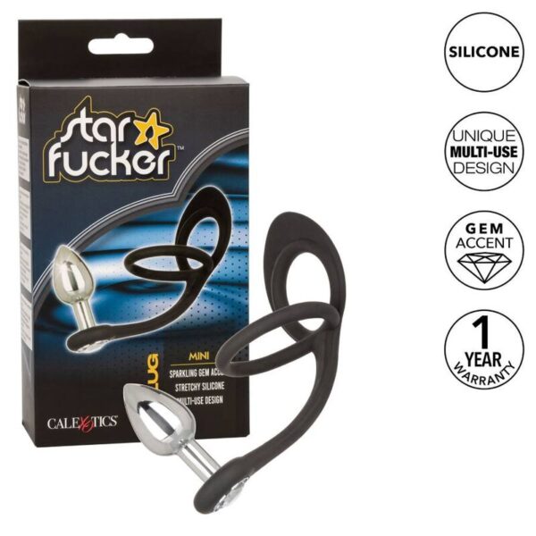 California Exotics Star Fucker Mini Plug - Imagen 2