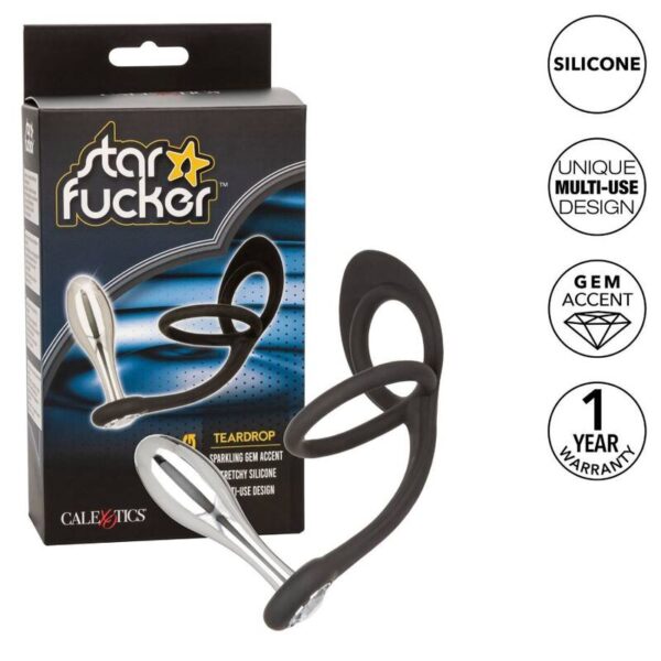 California Exotics Star Fucker Teardrop Plug - Imagen 2
