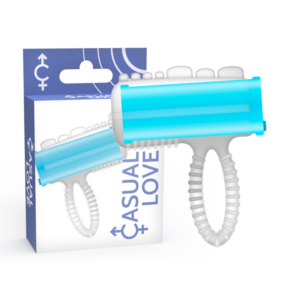 Casual Love-  Casual Ring Tongue Vibrating Azul