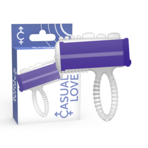 Casual Love- Casual Ring Vibrador Lengua Lila