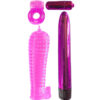 Classix – Kit Para Parejas Con Anillo. Funda Y Balas Rosa