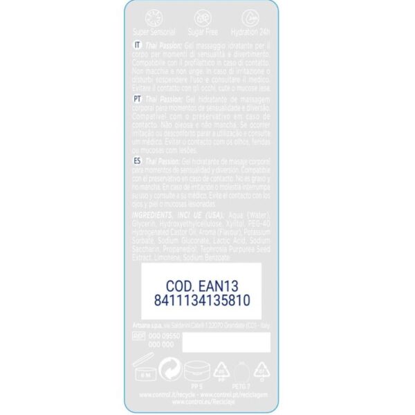 Control – 2en1 Massage  & Pleasure Thai Passion 200ml - Imagen 2
