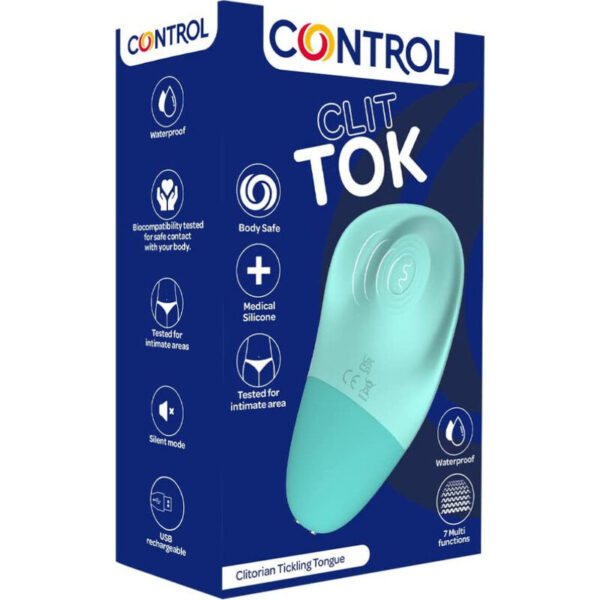 Control – Clit Tok Lengua Estimuladora DE Clítoris Recargable