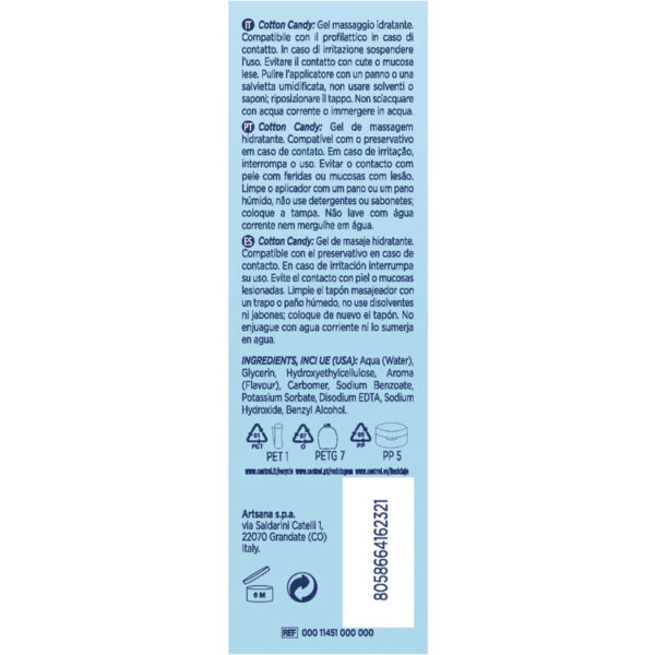 Control Masaje Gel 3 En 1 Algodón DE Azúcar 200 Ml - Imagen 2