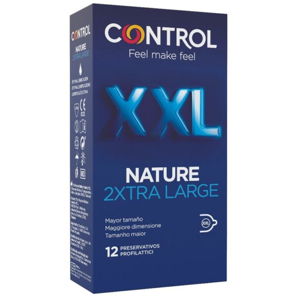 Control – Nature 2xtra Large Preservativos Xxl – 12 Unds