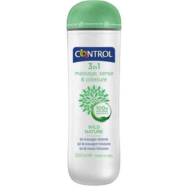 Control – Wild Nature Gel Masaje 3 En 1 200 Ml