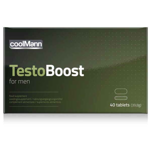Cobeco – Coolmann Testo Boost Potenciador Con Tribulus Terrestris 40 Tabs