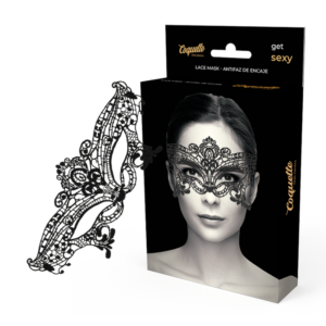 Coquette Chic Desire – Antifaz Encaje Negro Ancho