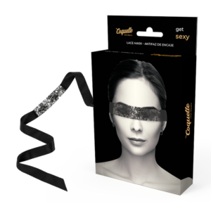 Coquette Chic Desire – Antifaz Encaje Negro Cinta