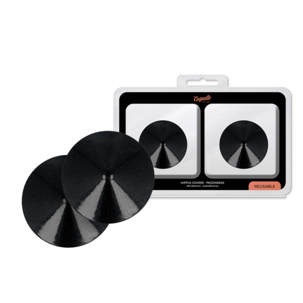 Coquette Chic Desire – Cubre Pezones Circulos Negros