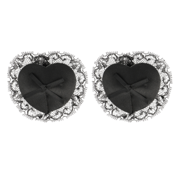 Coquette Chic Desire – Cubre Pezones Lace Negro - Imagen 2