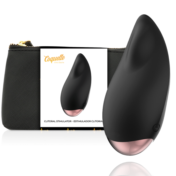 Coquette Chic Desire – Estimulador Clítoris Negro / Gold Gota
