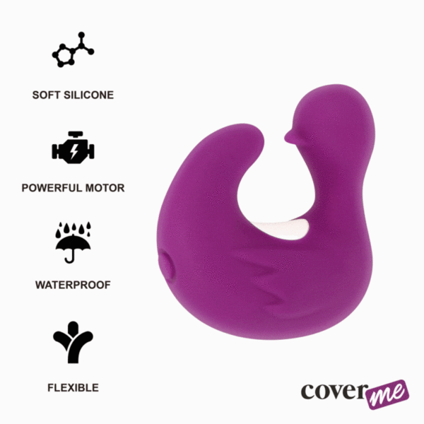 Coverme – Dedal Pato Estimulador DE Silicona Recargable  Duckymania - Imagen 2