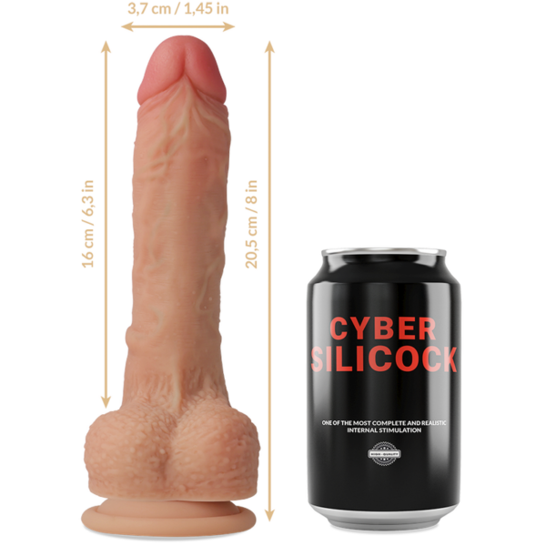 Cyber Silicock  Connor Realistico Silicona Liquida 20.5cm - Imagen 2