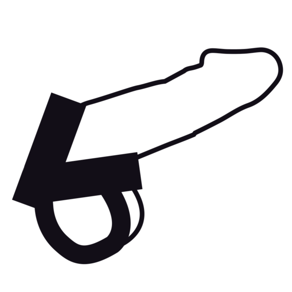 Darkness – Anillo DE Piel Para Pene Y Testiculos - Imagen 2