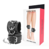 Darkness – Esposas Cuero Tobillos Ajustables Negro