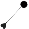 Darkness – Fusta Con Pluma Love Negro 40 Cm