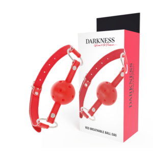 Darkness – Mordaza Transpirable Rojo