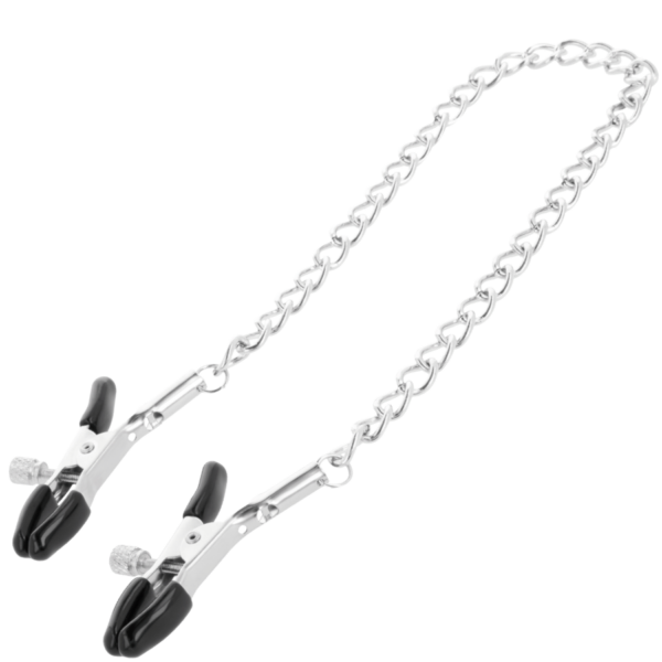 Darkness – Pinzas Ajustables Para Pezones Ajustables Metal - Imagen 2