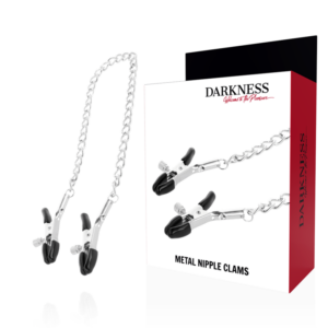 Darkness – Pinzas Ajustables Para Pezones Ajustables Metal