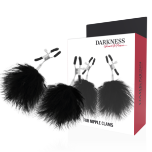 Darkness – Pinzas Para Pezones Con Pompones 2