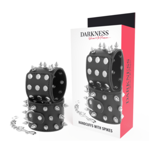 Darkness – Skulls and Bones Esposas Con Pinchos Negro