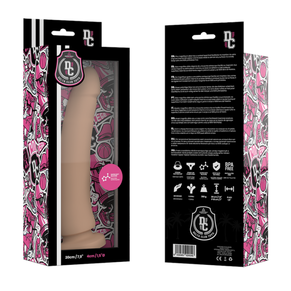Delta Club – Toys Dildo Natural Silicona Medica 20 X 4 Cm - Imagen 2