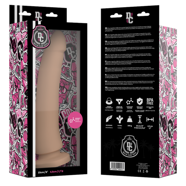Delta Club –  Toys Dildo Natural Silicona Medica 23 X 4.5 Cm - Imagen 2