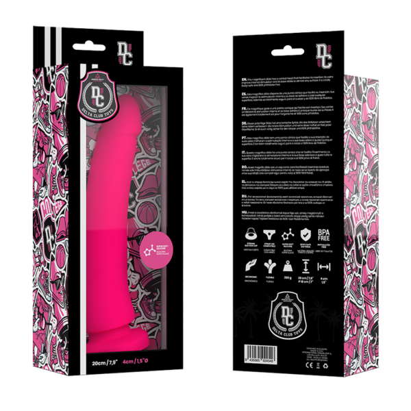 Delta Club – Toys Dildo Rosa Silicona Medica 20 X 4 Cm - Imagen 2