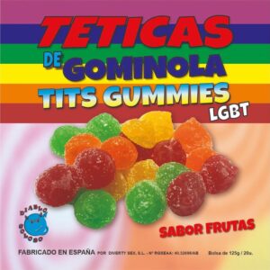 Diablo Goloso – Teticas DE Gominola Azucar Surtidas Lgtb
