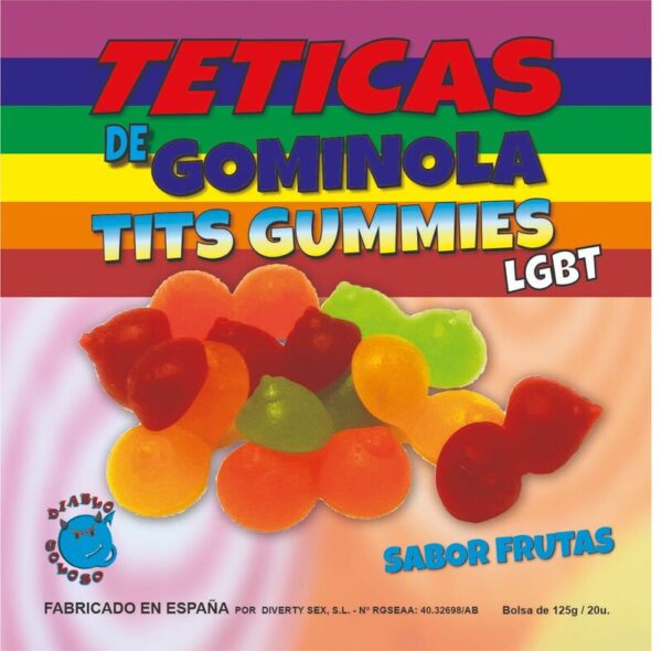 Diablo Goloso – Teticas DE Gominola Brillo Surtidas Lgtb