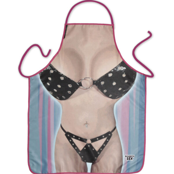 Diablo Picante – Delantal Bikini Mujer