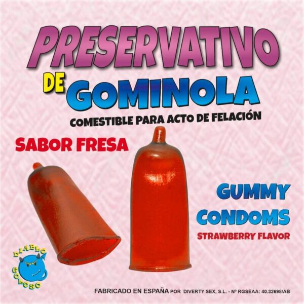 Diablo Picante – Preservativo DE Gominola Fresa