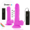 Diversia – Dildo Flexible Con Vibracion 20.5 Cm – Lila - Imagen 2
