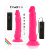Diversia – Dildo Flexible Con Vibracion 21 Cm – Rosa - Imagen 2