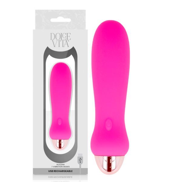 Dolce Vita – Vibrador Recargable Five Rosa 7 Velocidades