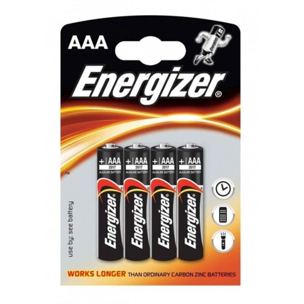 Energizer Alkaline Power Pila Alcalina AAA Lr03 Blister*4