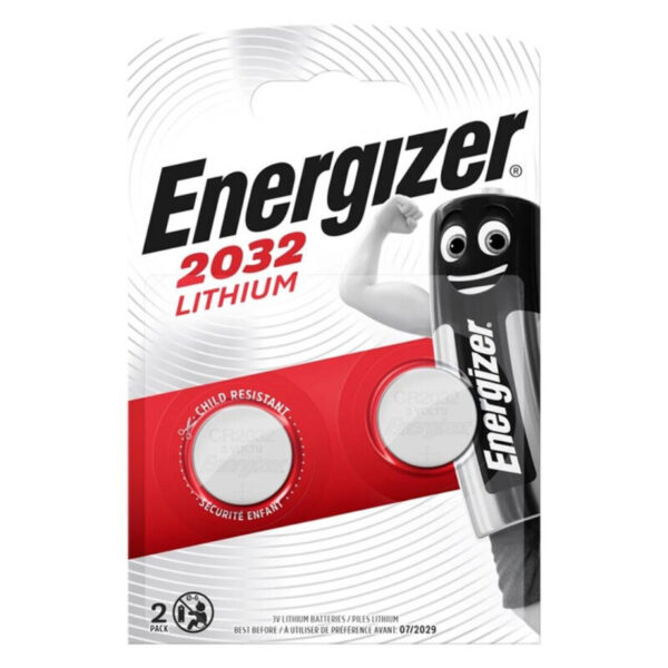 Energizer Pila Boton Litio Cr2032 3v Blister*2