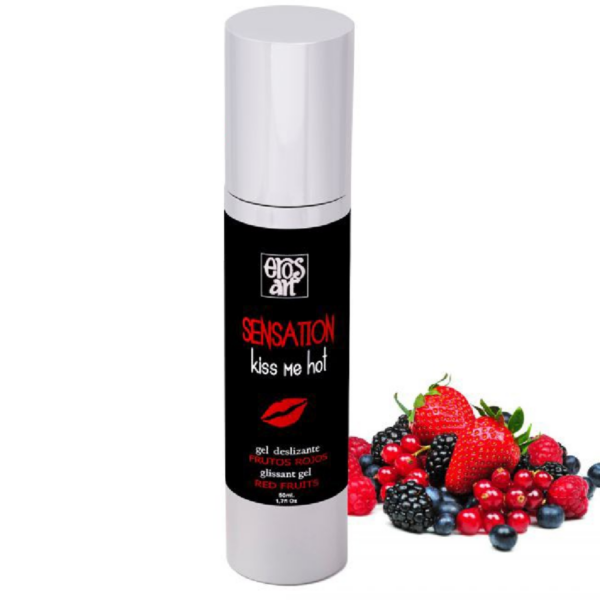 Eros Sensattion Lubricante Natural Frutos Rojos 50ml