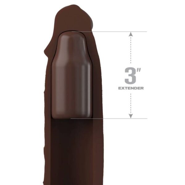 Fantasy X- Tensions – Pipedreams Extension W Strap 17.78 Cm Brown - Imagen 2